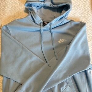 Light blue Nike hoodie